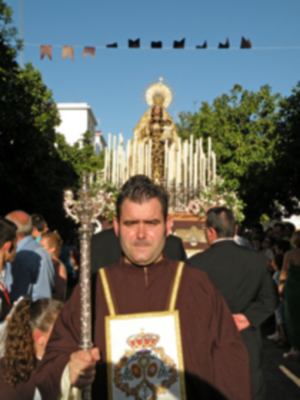 Medio siglo de devoción de todo un barrio, la huerta del Carmen.