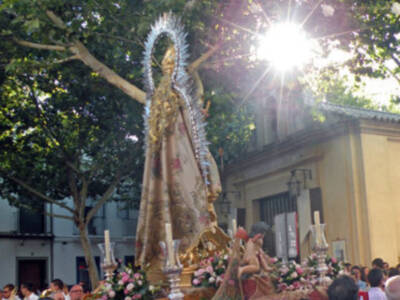 Procesión marinera de la virgen del Carmen de Calatrava.