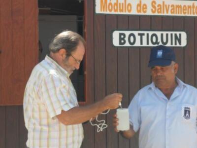 La analítica del SAS demuestra que la calidad de las aguas de La Cruz del Mar el 20 de agosto era excelente(Chipiona) 