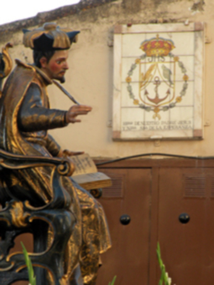 Procesión mañanera del Santo Patron San Gregorio de Osset de la localidad de Alcalá del Río