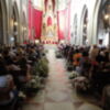 El Santuario acoge la tradicional ofrenda floral a la Virgen de Regla(Chipiona)