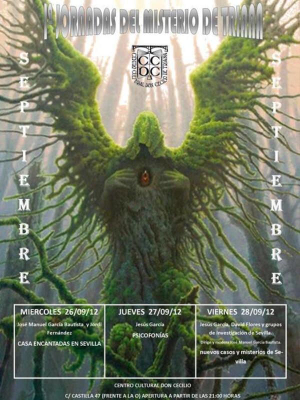 Del 26 al 28 de Septiembre: Iª. Jornadas Sevillanas de Misterio.
