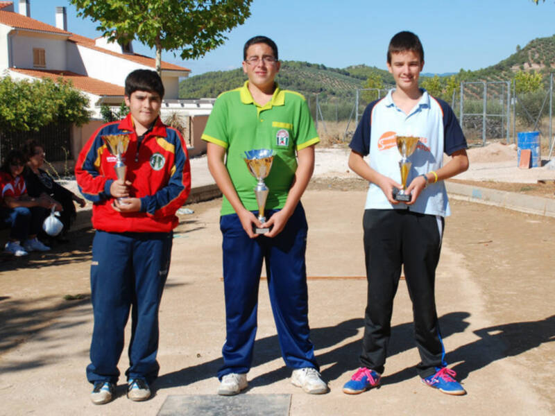 El cazorleño José Miguel Nieto, Campeón de España de Bolo Andaluz Valle en la máxima categoría.