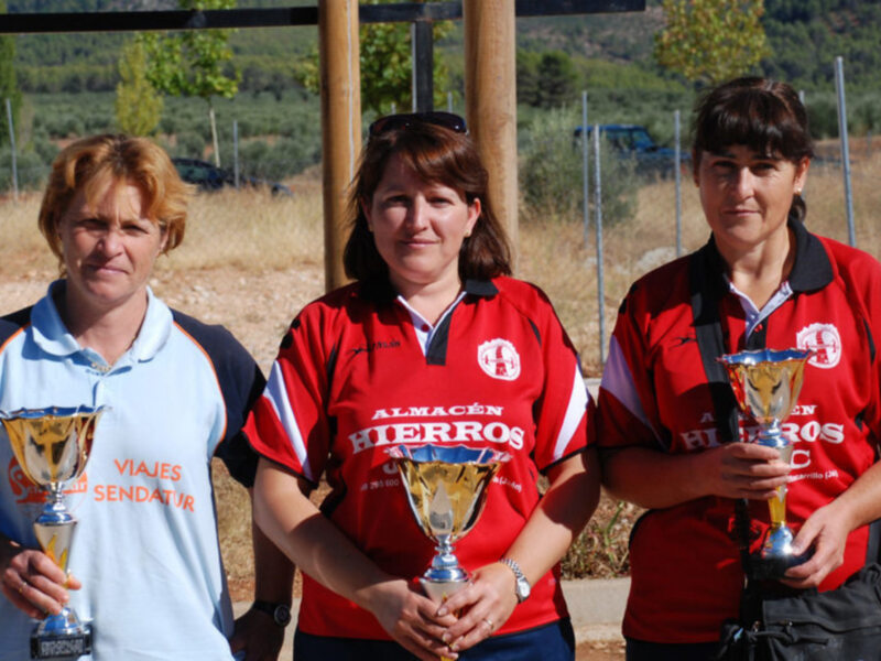 El cazorleño José Miguel Nieto, Campeón de España de Bolo Andaluz Valle en la máxima categoría.