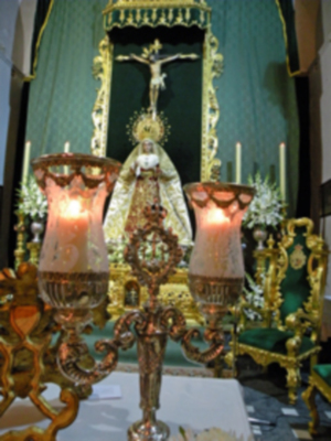 Provincia. Antonio Rendón.Solemne Función conmemorativa del XLI  Aniversario de la Coronación Canoníca de la Virgen de las Angustias de Alcalá del Río.