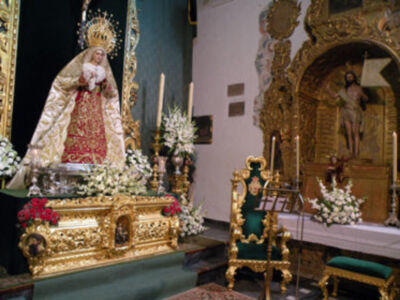 Provincia. Antonio Rendón.Solemne Función conmemorativa del XLI  Aniversario de la Coronación Canoníca de la Virgen de las Angustias de Alcalá del Río.