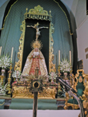Provincia. Antonio Rendón.Solemne Función conmemorativa del XLI  Aniversario de la Coronación Canoníca de la Virgen de las Angustias de Alcalá del Río.