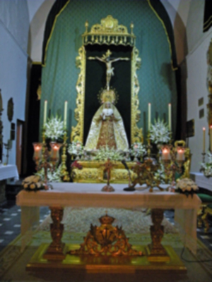 Provincia. Antonio Rendón.Solemne Función conmemorativa del XLI Aniversario de la Coronación Canoníca de la Virgen de las Angustias de Alcalá del Río.