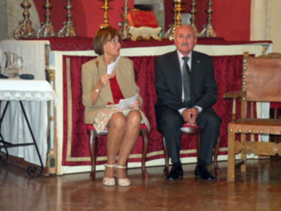 Provincia.El Profesor e Historiador D. Manuel Morales Morales, pronuncio una disertación, sobre el canto de la Sentencia de Pilatos en la Hermandad de Jesús Nazareno de Alcalá del Río.