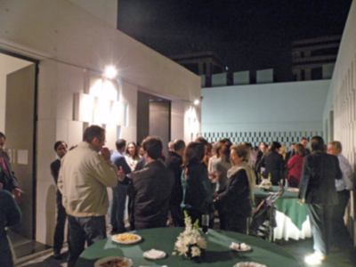 Sevilla. Bendición e inauguración del estudio de escultura de Manuel  Mazueco García.