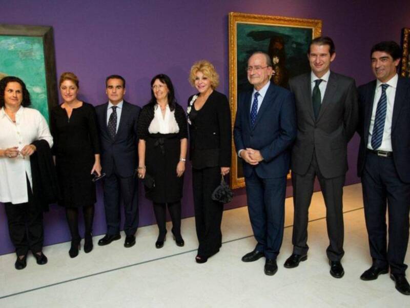 La baronesa Thyssen en Málaga tras el acercamiento a su hijo Borja