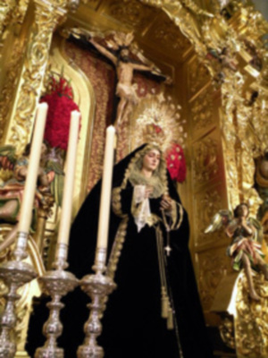 Provincia. Misa de difuntos  en la Hermandad de la vera-cruz de Alcalá del Río