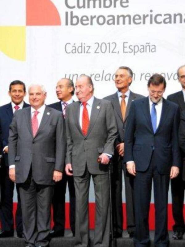 El rey en la cumbre iberoamericana
