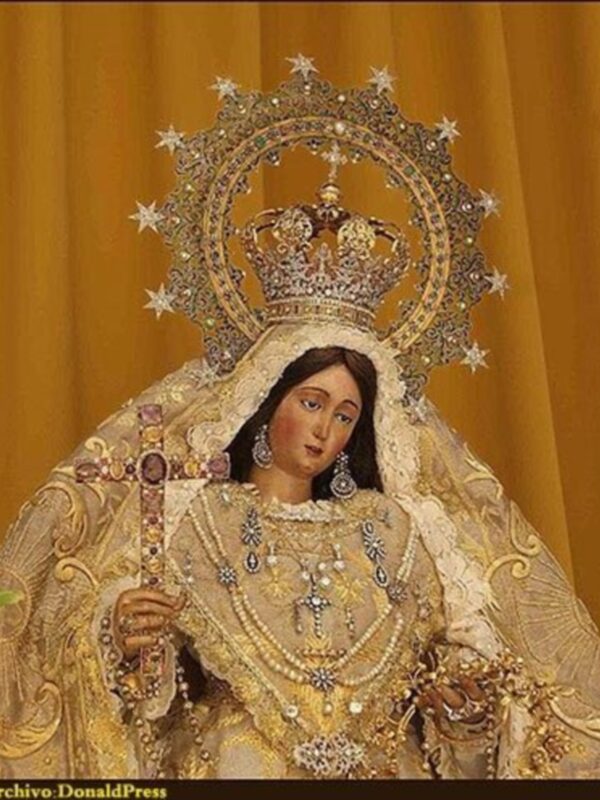 La brillante idea de representar un Portal de Belén fue de San Francisco de Asís. Campaña de Navidad, organizada por la nueva Junta Archicofradía de María Auxiliadora de Sevilla.