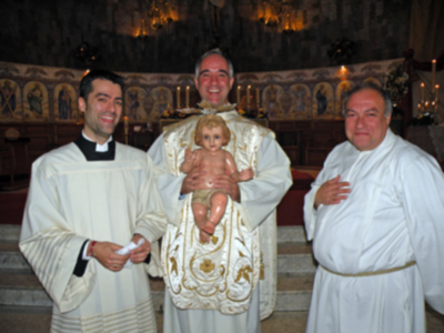 Sevilla. Misa del día de Reyes en la parroquia de Sta. María de las Flores de Sevilla.