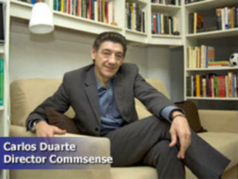 Carlos Duarte, Director de Commansense.