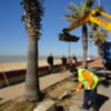 El Alcalde visita las obras del paseo Costa de la Luz(Chipiona) 