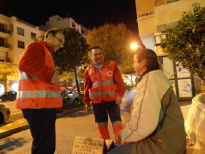 A lo largo de 2012, el voluntariado de Cruz Roja Española en la provincia de Cádiz dio asistencia a 467 personas que viven en la calle.