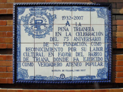 Sevilla. La tertulia Cruz de Carey, presento su anual cartel cofrade 2013