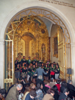 Provincia. Procesión claustral de los titulares de la Hermandad de Vera-cruz de Alcalá del Río.