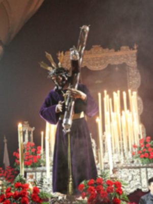Procesión del Vía-crucis del Nazareno de Alcalá del Rio