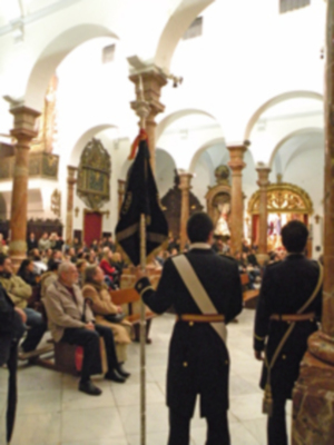 Concierto en la Hermandad de la Candelaria en sus cede de la Parroquia de San Nicolás de Bari, por la Banda de las tres Caídas
