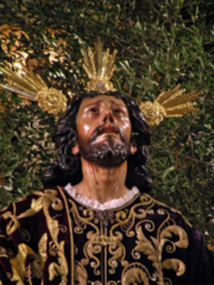 Pasos de Hermandades sevillana, que no procesionaron por lluvia en el Vía-crucis del año de la fe de Sevilla.