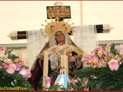 La tradicional CRUZ de MAYO de MONTEFLOR no sale este año en Mayo, lo hará el 1 de junio.