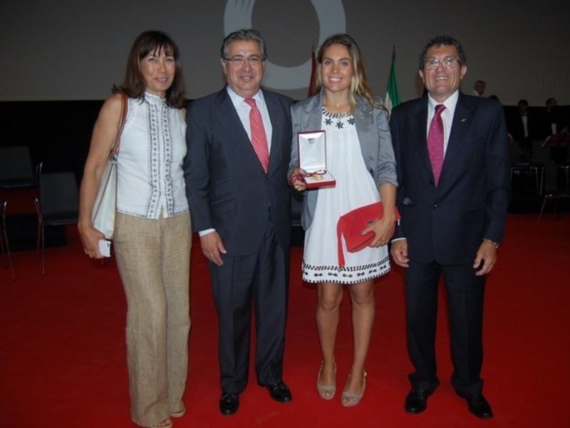 Blanca Manchón recibe la Medalla de Oro de la Ciudad de Sevilla