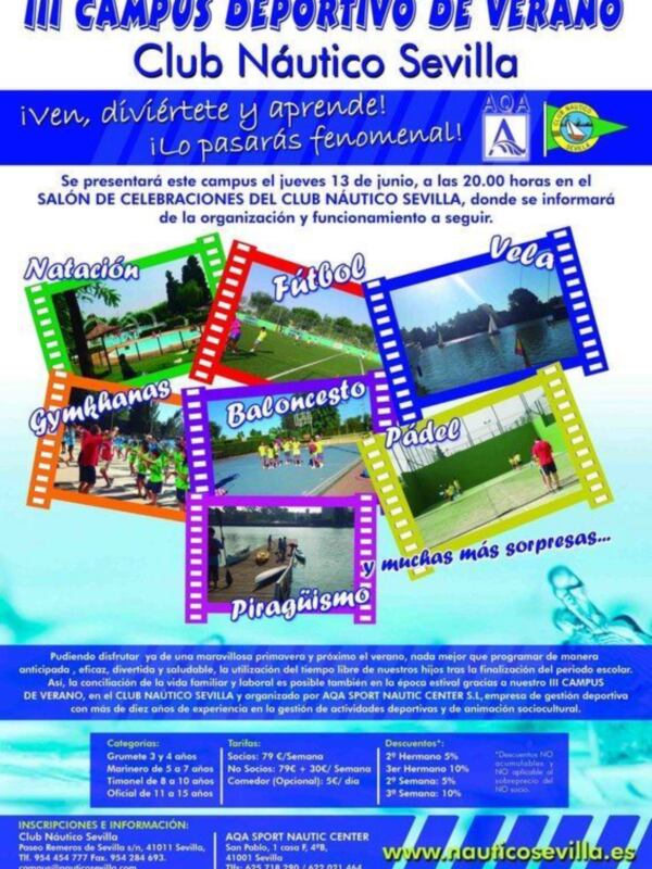 Campus de verano AQA Sport-Náutico Sevilla