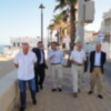 El paseo Costa de la Luz luce este verano su nueva imagen tras las obras de remodelación (Chipiona)