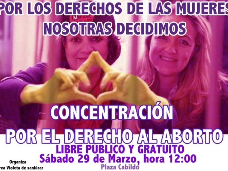 Crean la Marea Violeta de Sanlúcar de Barrameda y convocan concentración para este sábado
