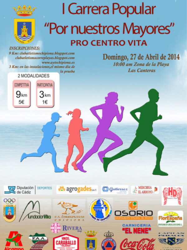 El domingo se disputa la Carrera Popular Por nuestros mayores que se incorpora al Circuito Local(Chipiona)