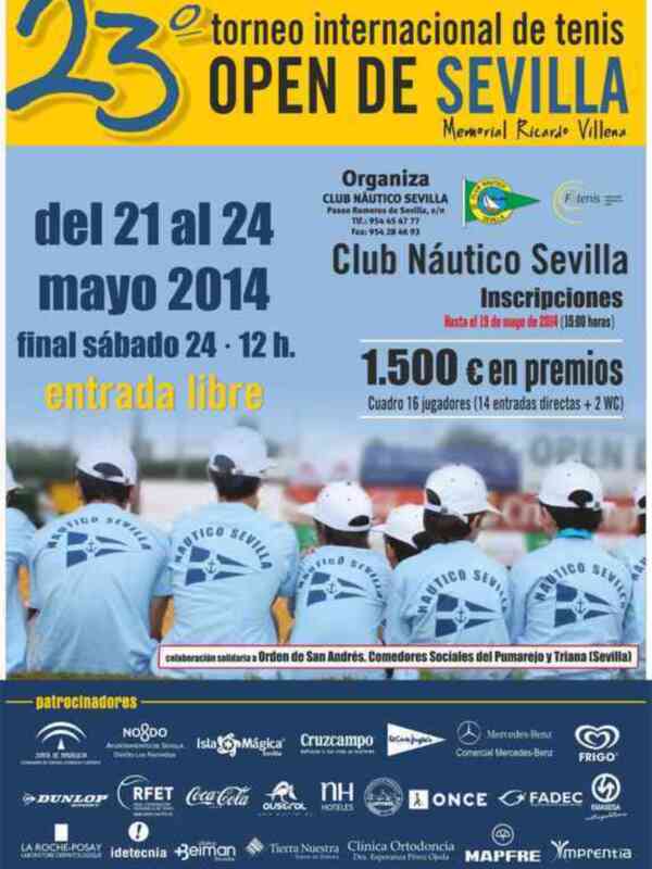 En marcha el XXIII Open de Sevilla de tenis Memorial Ricardo Villena