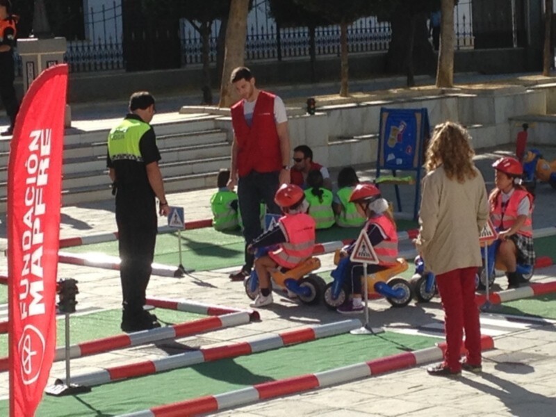 Más de dos centenares de escolares de infantil participan en la actividad Peque-seguros dentro del programa de Educación Vial (Chipiona) 