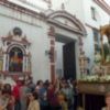 Sevilla .Desde la Iglesia Conventual Franciscana de San Vicente, Procesión de San Antonio de Padua.