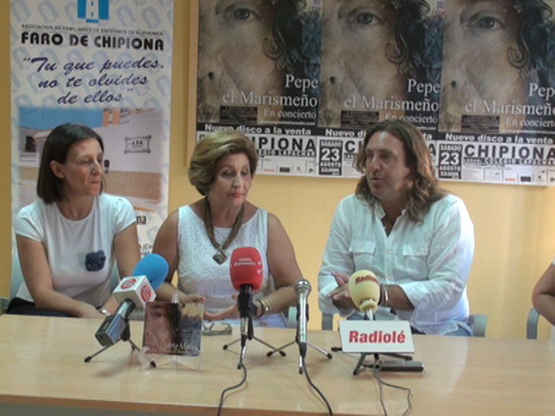 Pepe El Marismeño ofrece el sábado un concierto a beneficio de la Asociación de Familiares de Enfermos de Alzheimer(Chipiona)