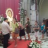 El tradicional besamanos a la Virgen de Regla congregó ayer a miles de ciudadanos a las puertas del Santuario 
