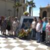 El Ayuntamiento, asociaciones y particulares llevan flores a la estrella de Rocío Jurado para recordar la fecha de su nacimiento 