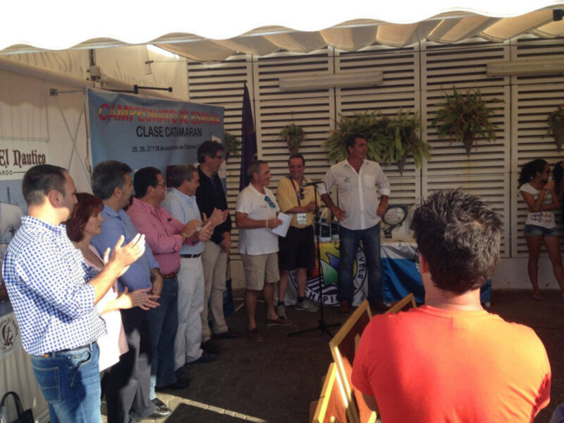 Chipiona y sus regatistas pasan con nota la prueba del Campeonato de España de Catamarán