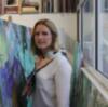 La pintora sevillana Angela Mena abre las puertas de su estudio en la C/ Rosario 