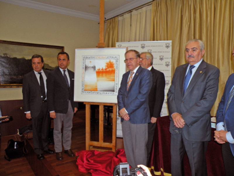 Triana y el Guadalquivir  en el cartel de la Cabalgata sevillana 2015