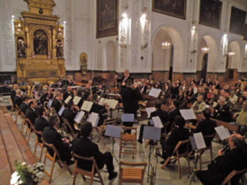 Sevilla. La Sinfónica  de Sevilla celebró un concierto en la Iglesia de los Padres Jesuitas.