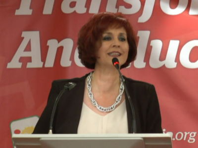 Isabel María Fernández presenta su candidatura a la Alcaldía por IU apostando por la transformación de Chipiona