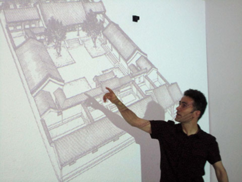 Conferencia en La  Casa China de Plácido González, Profesor en la Escuela de Arquitectura de Sevilla.