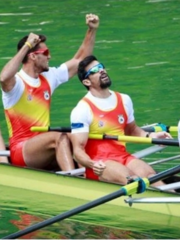 Jaime Canalejo y Javier García, en la Copa del Mundo de Lucerna