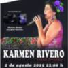 Karmen Rivero vuelve este domingo a reencontrarse con el público de Chipiona