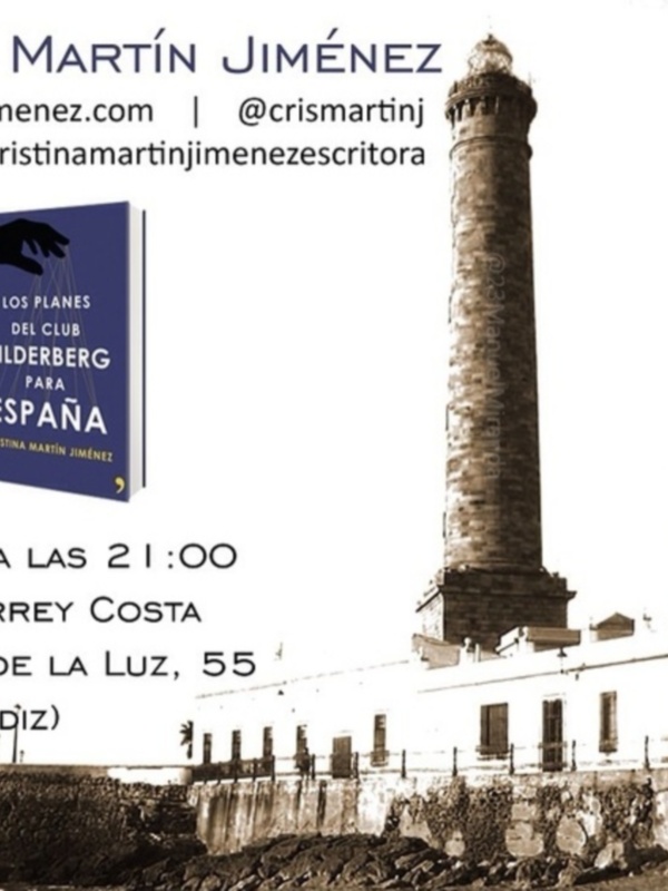 CRISTINA MARTÍN JIMÉNEZ PRESENTA SU NUEVO LIBRO ´LOS PLANES DEL CLUB BILDELBERG PARA ESPAÑA´
