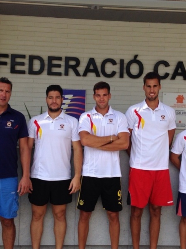 Septeto del Náutico Sevilla en el Campeonato del Mundo absoluto de remo