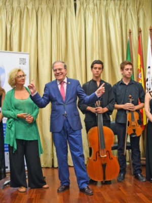 Sevilla. Jóvenes talentos en el Festival de Música en el Ateneo de Sevilla.